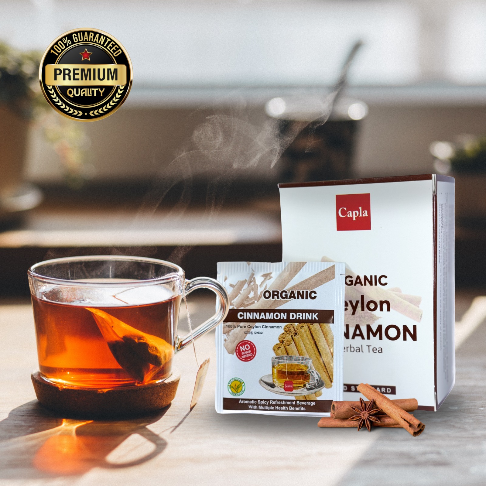 Capla Organic Ceylon Cinnamon Herbal tea