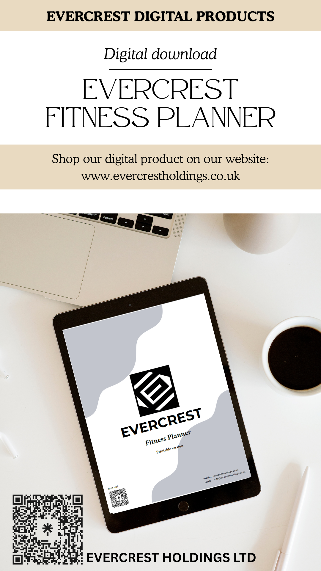 Evercrest Fitness Planner